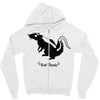 rat skunk Zipper Hoodie