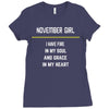 November Girl Ladies Fitted T-Shirt