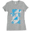BORN TO BE AWESOME Ladies Fitted T-Shirt
