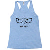 What The F Racerback Tank