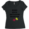 bears beets battlestar galactica Women's Triblend Scoop T-shirt