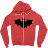 black bad Zipper Hoodie