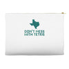 don't mess with tetris Accessory Pouches