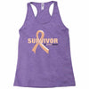Survivor Of Uterine Cancer Racerback Tank
