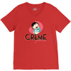 creme fraiche V-Neck Tee