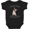 high end french bulldog Baby Bodysuit