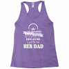 i get awesome husband Racerback Tank