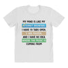My Mind is Like My internet Browser i Have 19 Tabs Open 3 Are Frozen A All Over Women's T-shirt