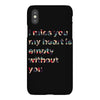 I miss you my heart is empaty wİthout you iPhoneX
