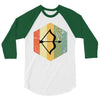 vintage sagittarius 3/4 Sleeve Shirt