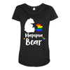 mama bear gay pride Maternity Scoop Neck T-shirt