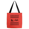 ugly santa claus Tote Bags