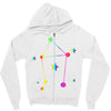 libra rainbow sign Zipper Hoodie