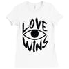 love wins Ladies Fitted T-Shirt