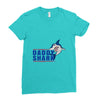 Daddy Shark Ladies Fitted T-Shirt