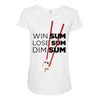 win some, lose some, dim sum Maternity Scoop Neck T-shirt