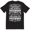 Real Kings Are Born On December 27 T-Shirt