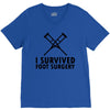 I Survived Foot Surgery V-Neck Tee