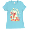 polar bear Ladies Fitted T-Shirt