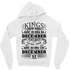 Real Kings Are Born On December 5 Zipper Hoodie