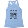 may your tequila be strong and your weekends be long Racerback Tank