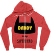 daddy is my superhero Zipper Hoodie