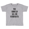 We Should All Be Feminists Toddler T-shirt