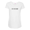 i'm the one Maternity Scoop Neck T-shirt