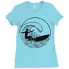surf vibes Ladies Fitted T-Shirt