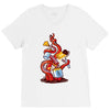 angle gravity V-Neck Tee