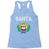 santa christmas Racerback Tank