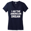 i am the american dream funny shirt wire the omar Women's V-Neck T-Shirt