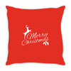 merry christmas flower Throw Pillow