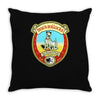dogs bollocks beer label ideal birthday present or gift Throw Pillow