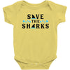 Save The Sharks Baby Onesie