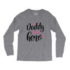 Daddy is my Hero Baby Girl Long Sleeve Shirts