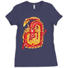 red dragon Ladies Fitted T-Shirt