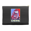 chewbacca poster, ideal gift or birthday present Accessory Pouches