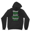blessed god by spoiled by my husband protected by both Unisex Hoodie