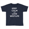westlife white logo Toddler T-shirt
