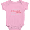 not antisocial Baby Onesie