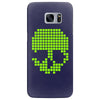 skull pixels t shirt cool funny Samsung Galaxy S7 Edge