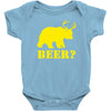 beer t shirt bear plus deer funny tee drinking college humor party shi Baby Onesie