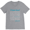i Found Jesus V-Neck Tee