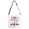first grade christmas crew Adjustable Strap Totes