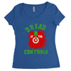 dread at the controls Women's Triblend Scoop T-shirt