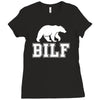 bilf, bear i'd like to Ladies Fitted T-Shirt