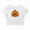 pumpkin zombie Crop Top