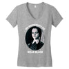 on wednesdays we wear black Women's V-Neck T-Shirt