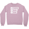 v6 swim bike run Crewneck Sweatshirt